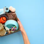 Image of a donation box with products being sold in a product fundraiser